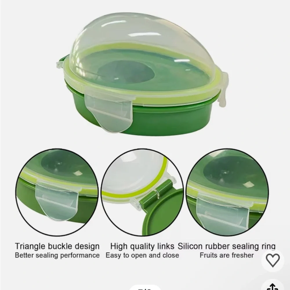 726 Green Avocado Saver kitchen Gadget Gift Stocking Stuffer Novelty